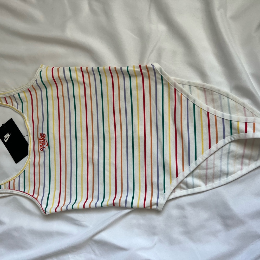 Nike Striped Bodysuit NWT
